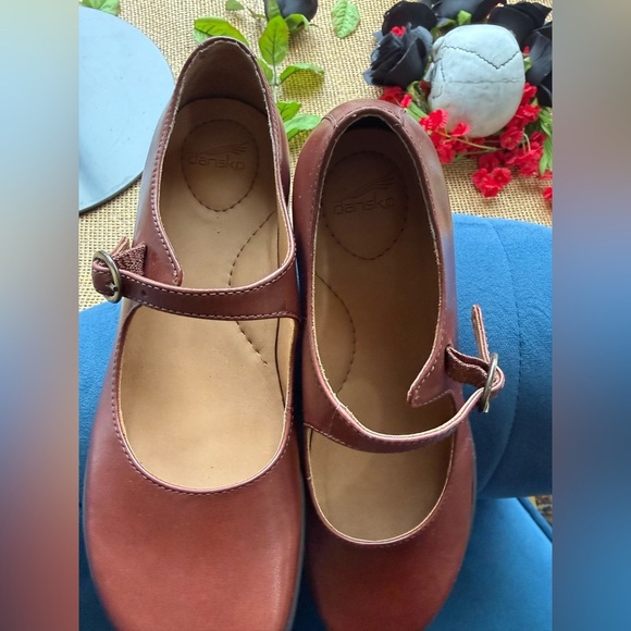 Dansko Brown Leather Mary Jane Comfort Shoes – Size 37 (6.5–7) - Picture 6 of 7